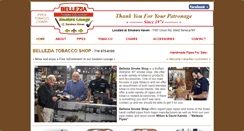 Desktop Screenshot of belleziatobaccoshop.com